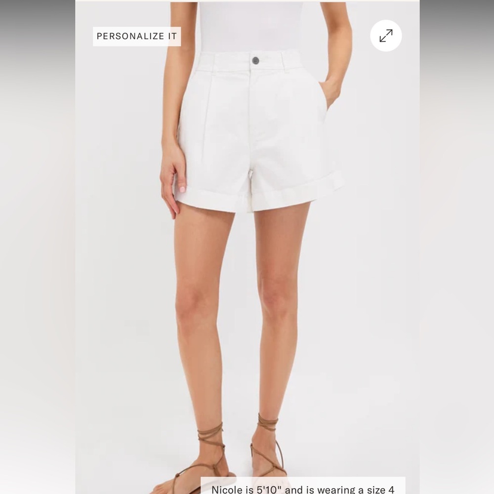 Tuckernuck White Chino Wells Shorts
